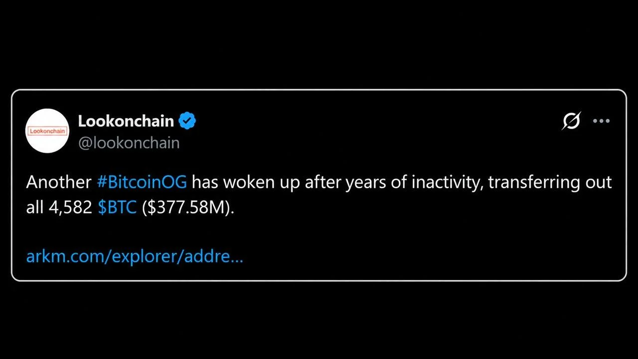 Une baleine Bitcoin à 377 M$ se réveille, une autre vend des BTC pour Ether